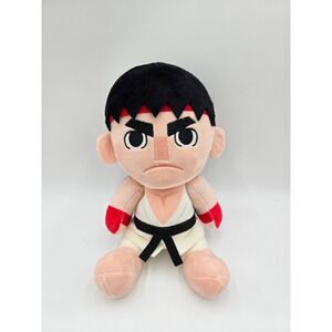 Peanuts Club Street Fighter 2 Ryu Plush Figure Capcom Video Game Collectible HTF